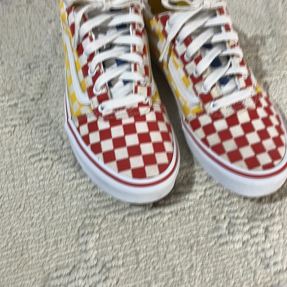 Vans multicolor size 5 youth good Condition - Picture 8 of 12